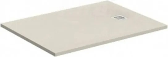 Piatto doccia in mineralmarmo 70x100 cm beige effetto pietra con griglia e piletta sifonata