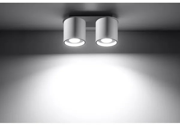 Sollux SL.0056 - Faretto ORBIS 2 2xGU10/40W/230V bianco
