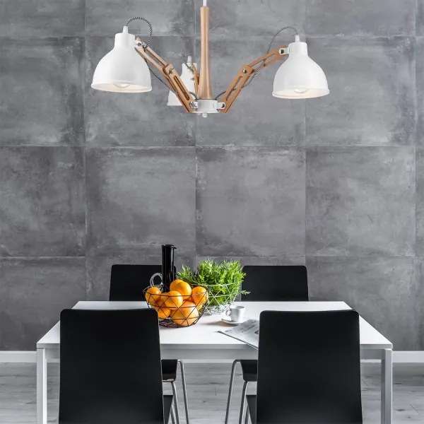 Plafoniera MARCELLO 3xE27/60W/230V da soffitto