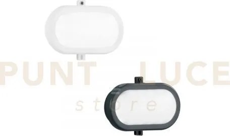 Plafoniera led extra bianca 10w 1100lm 4000k dimmerabile ip54 11,5x...