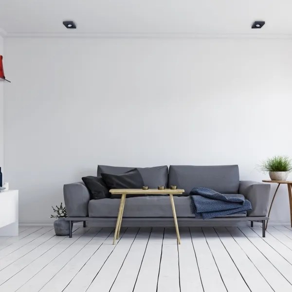 Faretto da incasso NUSA 1xGU5,3/MR16/50W/12V quadrato nero