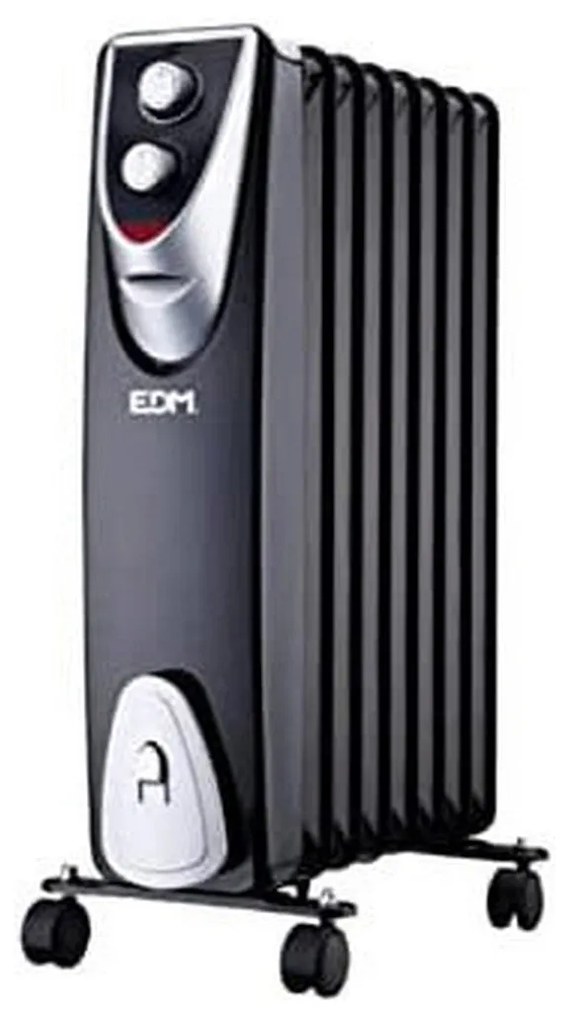 Radiatore EDM Black Edition Nero/Grigio 1500 W