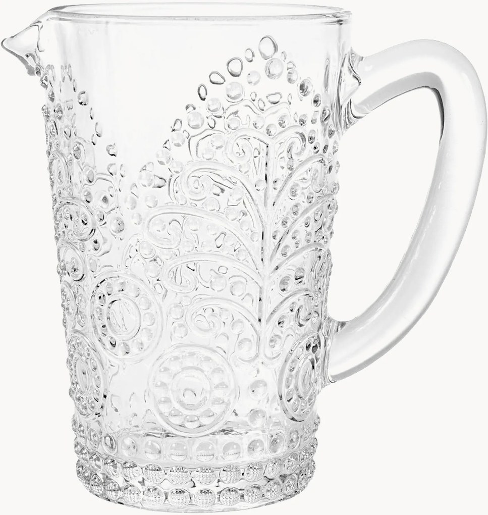 Caraffa in vetro strutturato Garden, 1.35 L