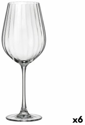 Calice per vino Bohemia Crystal Optic Trasparente 650 ml 6 Unità