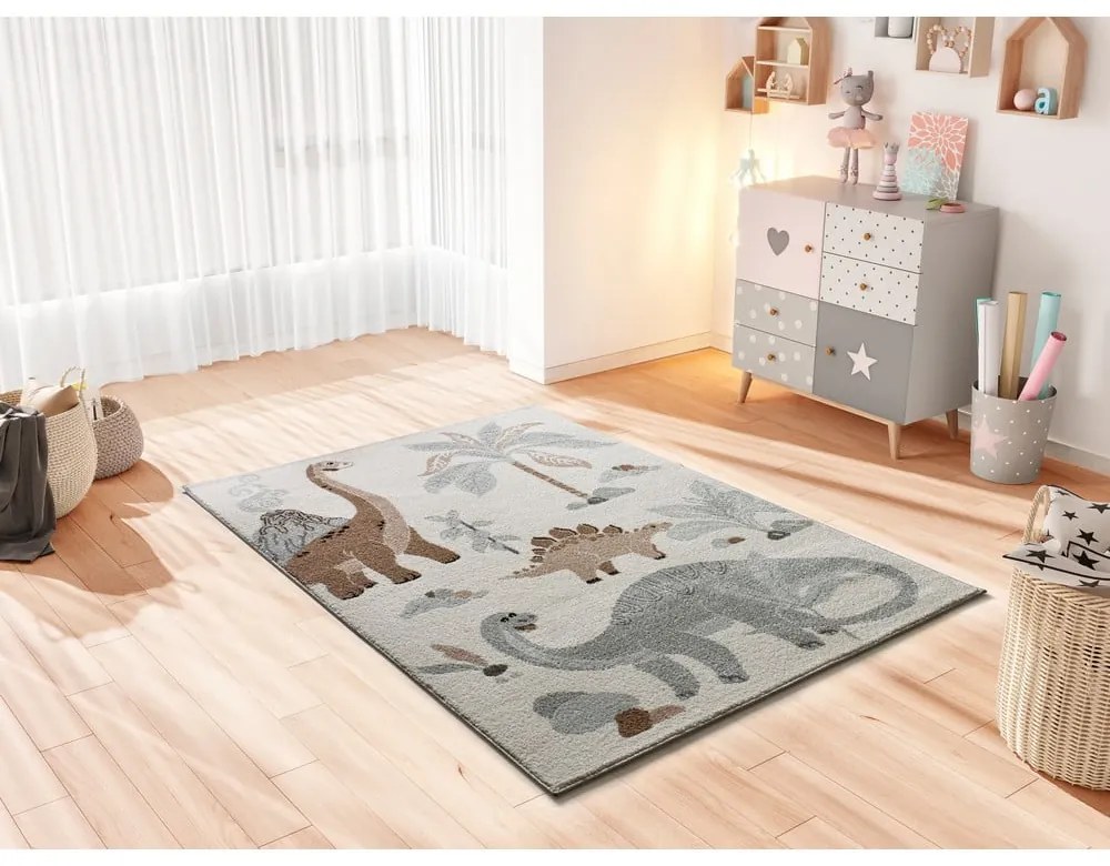 Tappeto per bambini crema 120x170 cm Beats - Universal