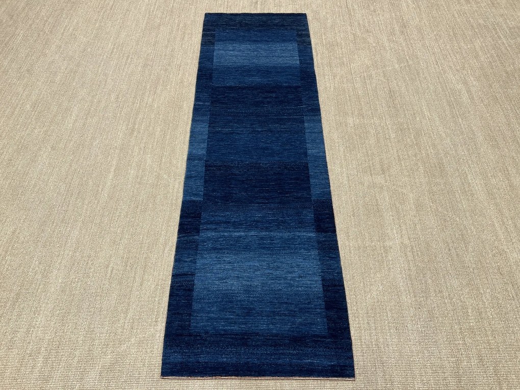 Loribaft Tappeto persiano 90 x 310 Blu (Iran) Annodato A Mano