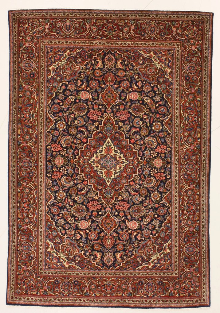 Kashan Tappeto persiano 200 x 140 (Iran) Annodato A Mano