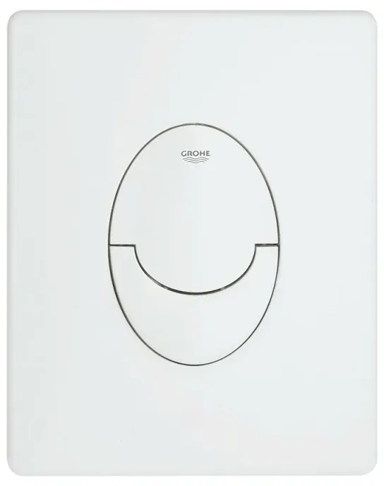 Placca Grohe modello Skate Air in ABS con doppio scarico da 3 o 6 litri
