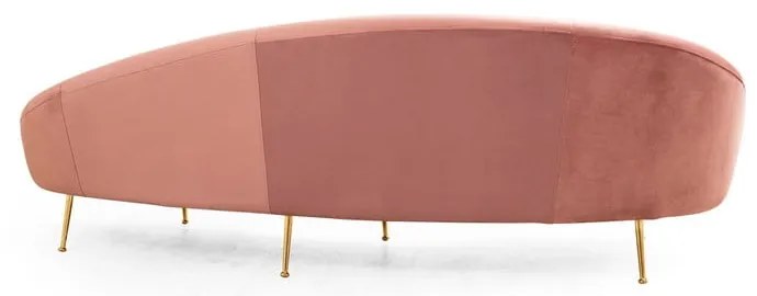 Divano rosa chiaro 255 cm Eses - Artie