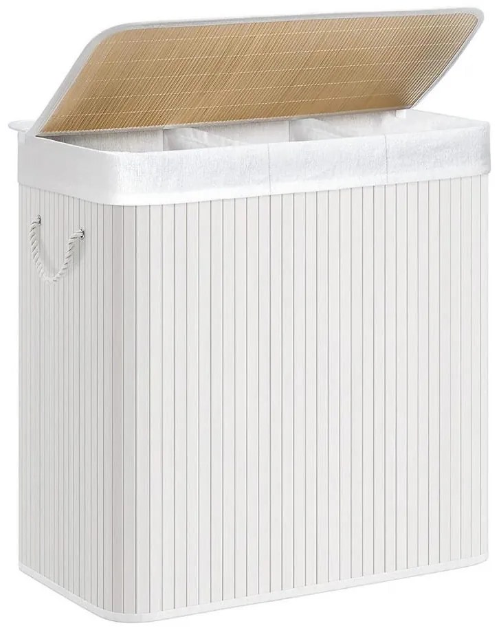 Cesto per la biancheria GUS bianco