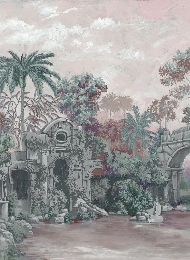 Coordonne Carta da parati panoramica Colonial - Pink