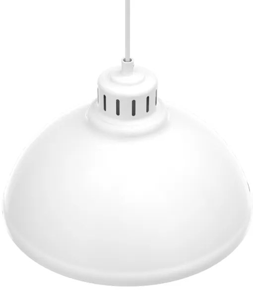 Lampadario a sospensione con filo SVEN 1xE27/15W/230V bianco