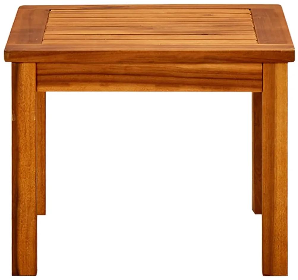 Tavolino da giardino 45x45x36 cm in legno massello di acacia