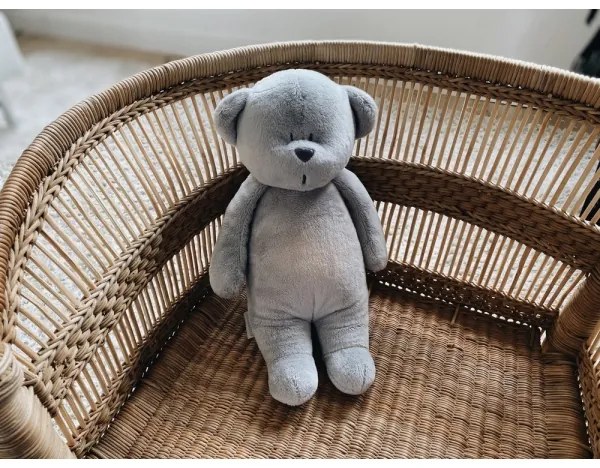 Moonie - Compagno di coccole con melodia e luce orsacchiotto 2.0 argento