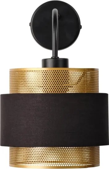 Osram - Lampada da parete DECOR HORNET 1xE27/10W/230V nero/oro