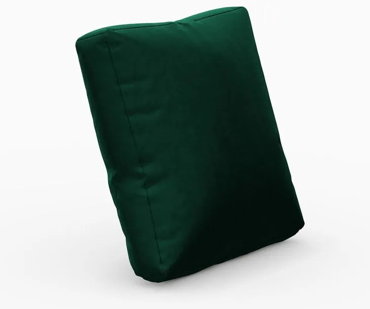 Cuscino in velluto verde per divano componibile Rome Velvet - Cosmopolitan Design