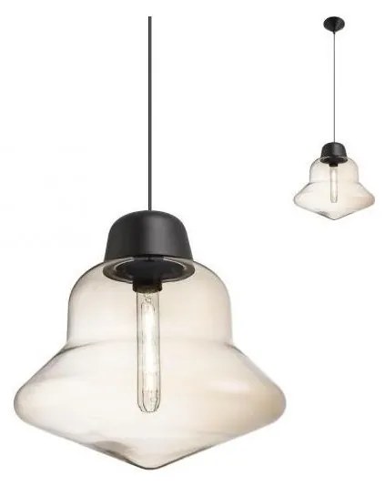 Redo 01-1770 - Lampadario a sospensione con filo AMNO 1x/E27/42W/230V diametro 33 cm beige