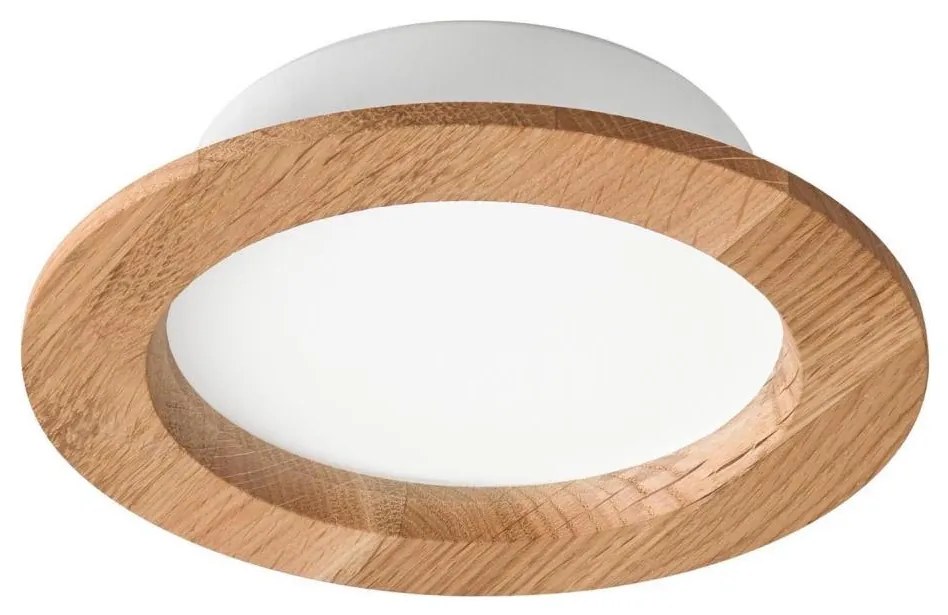 Lampada LED da incasso WOODY SPOT LED/12,5W/230V 4000K quercia ø 16 cm