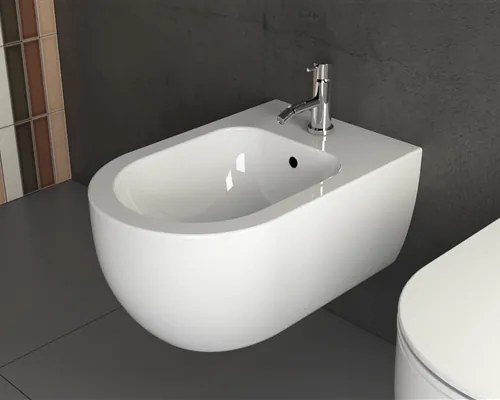 Globo Mode Bidet Sospeso in ceramica Bianco lucido