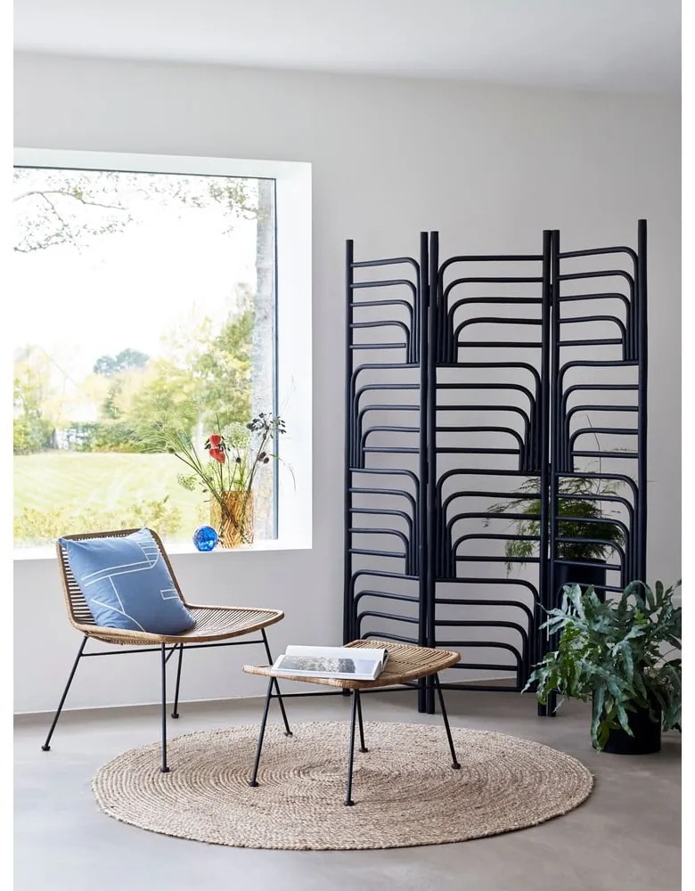 Vaso in vetro arancione fatto a mano Deco - Hübsch