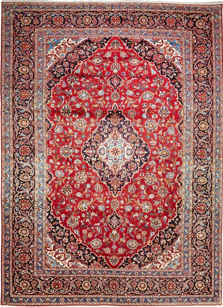 Kashan Tappeto persiano 250 x 340 Rosso (Iran) Annodato A Mano