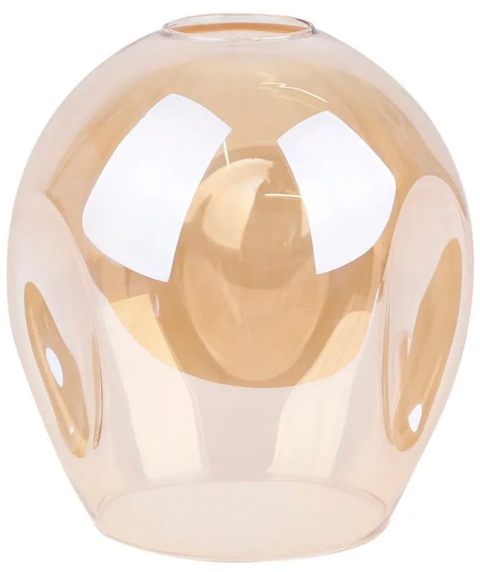 Lampada a sospensione nera con paralume in vetro 14x48 cm Aspa - Candellux Lighting