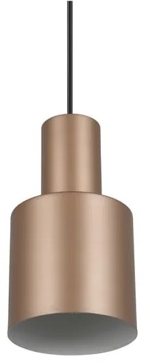 Lampadario marrone con paralume in metallo ø 12 cm Agudo - Trio