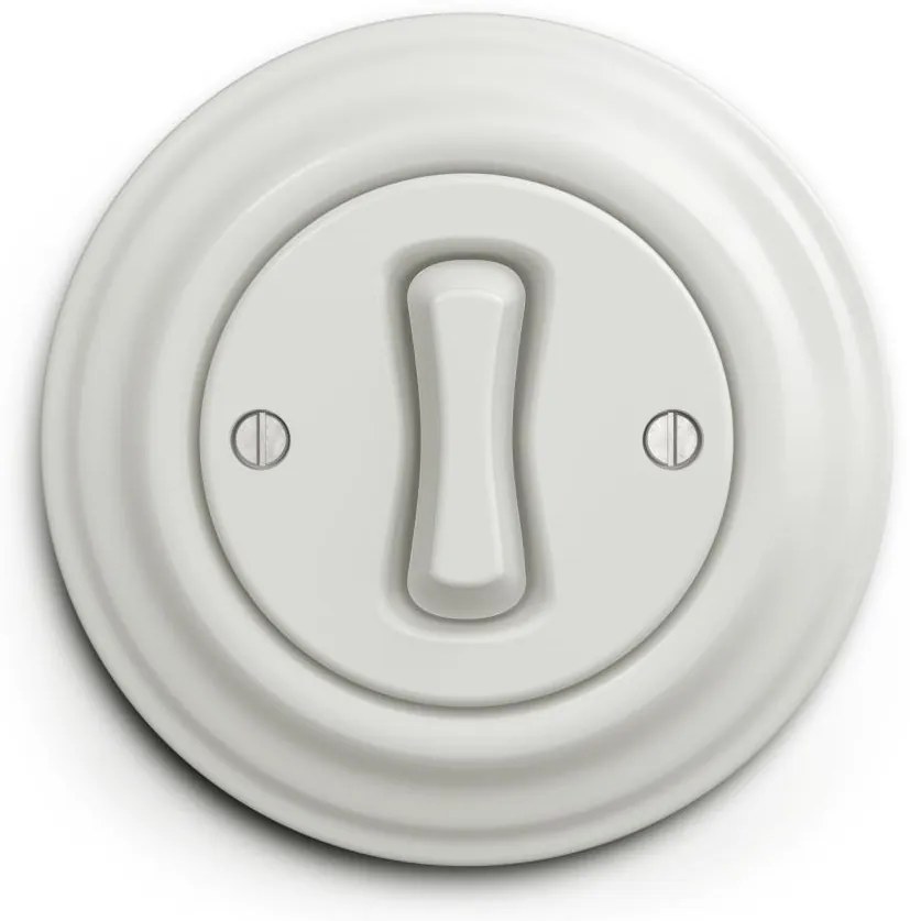 Kliklap - Pulsante retrò con cornice bianca