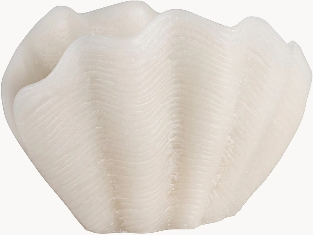 Candela fatta a mano a forma di conchiglia