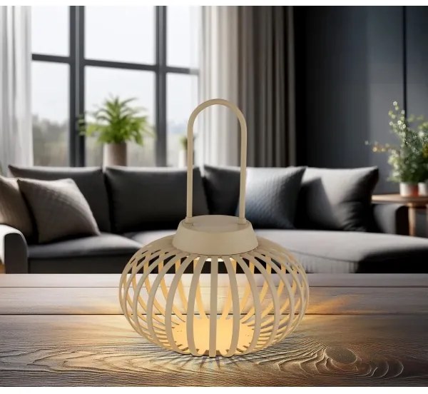 Globo 21035S - Lampada da tavolo ricaricabile a sfioramento con dimmer ALLEGRA LED/1W/3,7V 1500 mAh