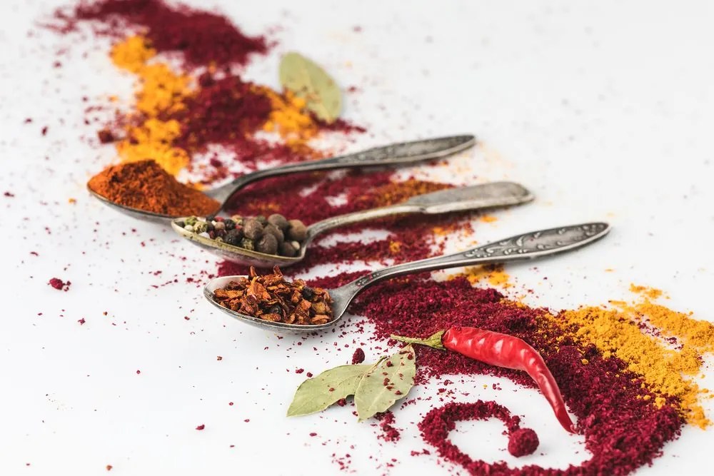 Stampa su tela – Miscela di spezie aromatiche