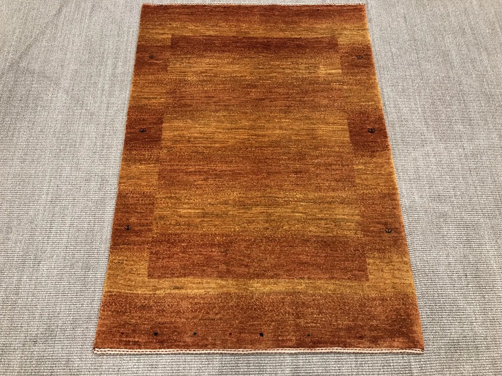 Loribaft Tappeto 100x150 Giallo (Iran) Annodato A Mano