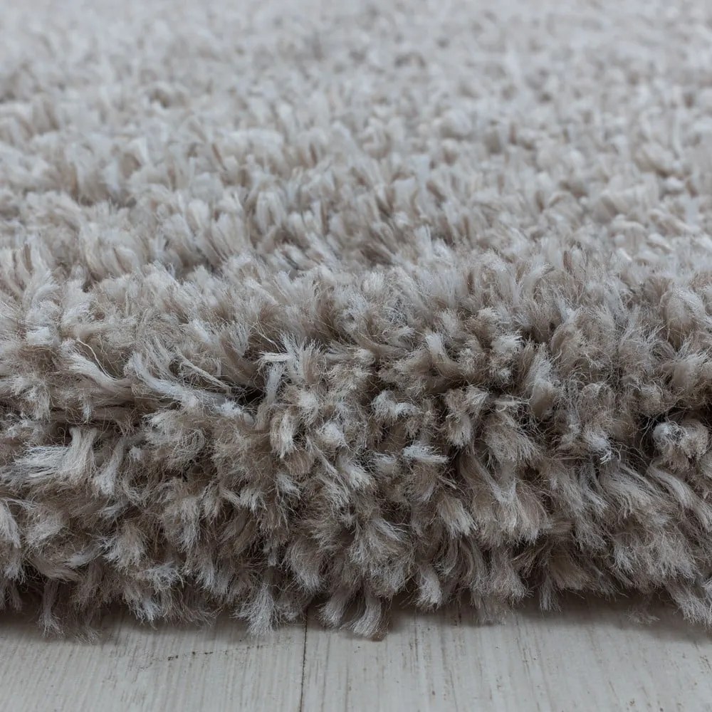 Passatoia marrone chiaro 80x250 cm Fluffy - Ayyildiz Carpets