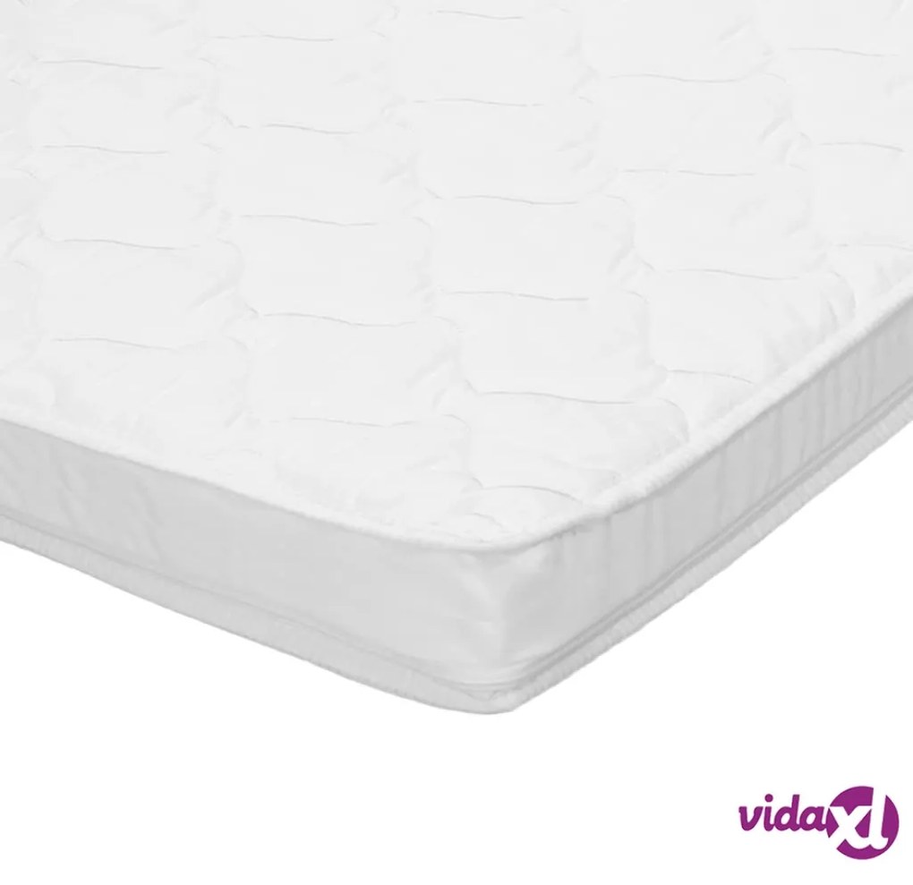 vidaXL Coprimaterasso 160x200cm Schiuma a Freddo Superficie a Onde 6cm