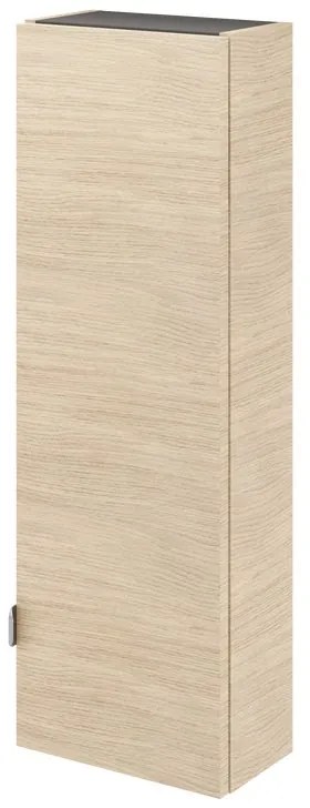 Pensile bagno Neo rovere naturale SENSEA, 1 anta apertura da destra P 17 x L 30 x H 90 cm