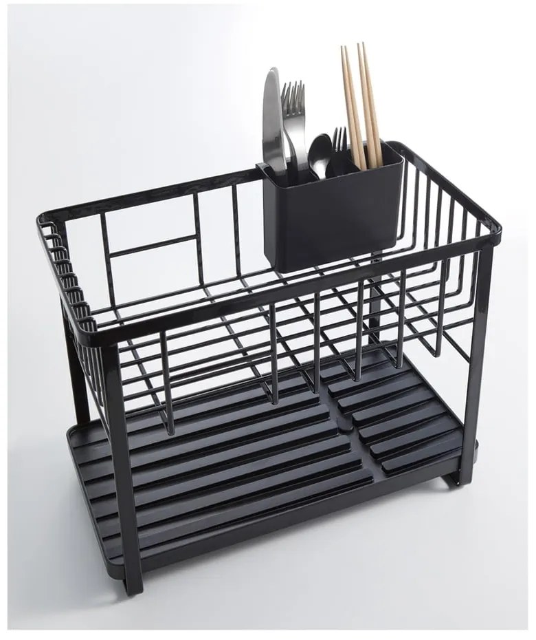 Vassoio di raccolta in metallo a due livelli Tower - YAMAZAKI