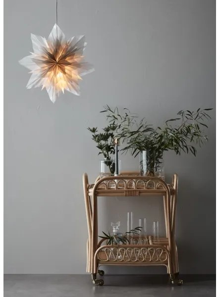 Markslöjd 705837 - Decorazione natalizia NEELA 1xE14/25W/230V diametro 45 cm grigio