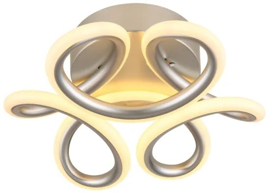 Globo 67386-24S - Lampada LED da soffitto MELISAND 24W/230V pr. 26 cm cromo opac