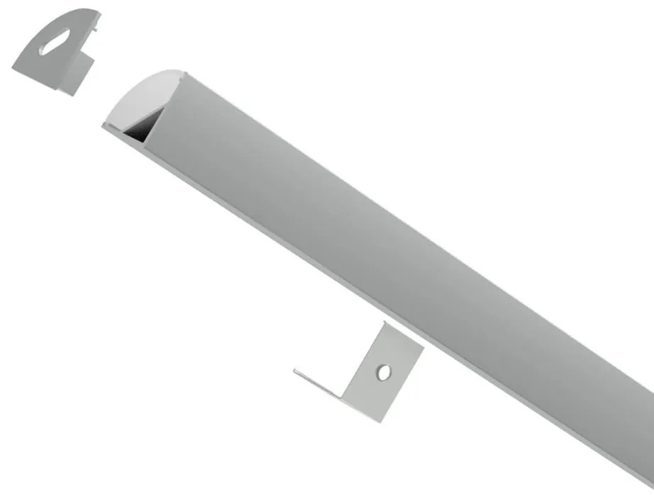 Profilo Angolare 1m e 2m (per striscia LED) Variante Lunghezza Profilo 2 metro