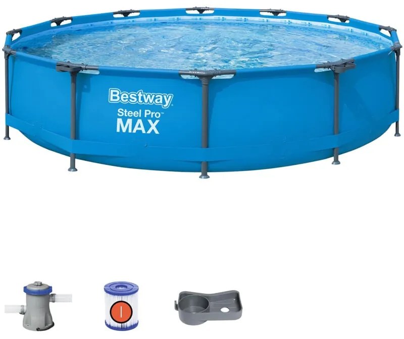Bestway 56416 Steel Pro Max Piscina rotonda con pompa
