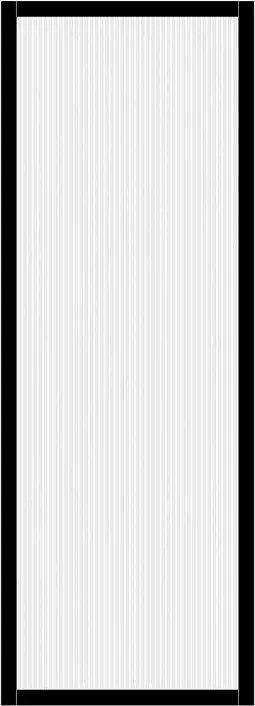 Anta per porta scorrevole ARTENS Zelie in alluminio nero, L 86 x H 215 cm spessore 30 mm, apertura reversibile