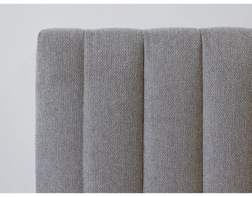 Letto matrimoniale grigio chiaro/naturale con griglia 160x200 cm Oceane - Bobochic Paris