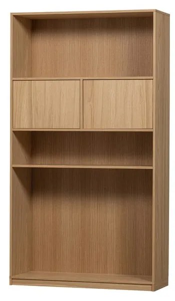 Libreria modulare in rovere colore naturale 110x199 cm Modulair - vtwonen