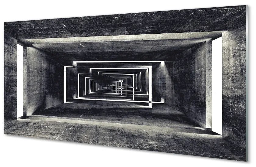 Quadro vetro acrilico Tunnel 100x50 cm