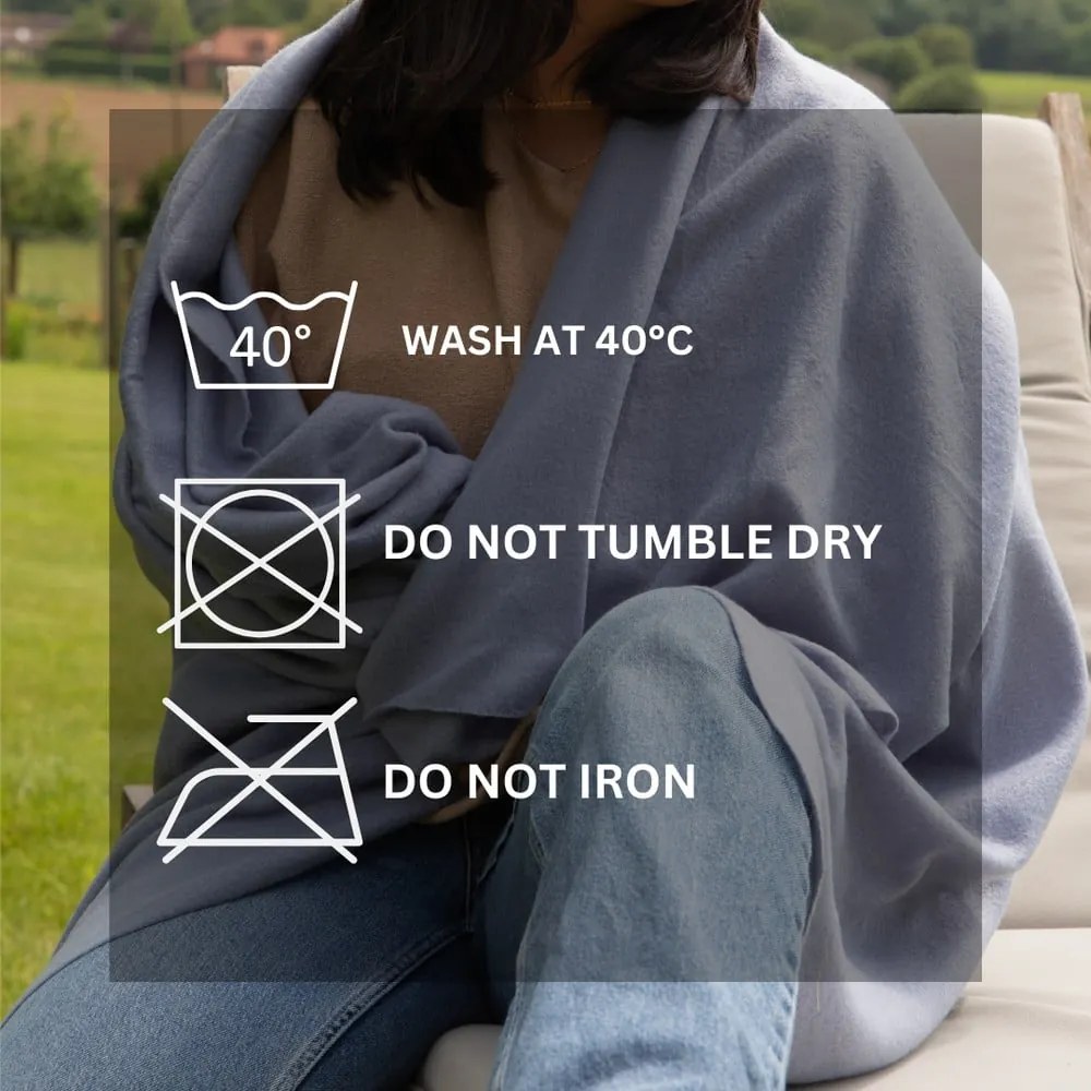 Coperta bianca/beige in vello 130x160 cm Riso – Tiseco Home Studio