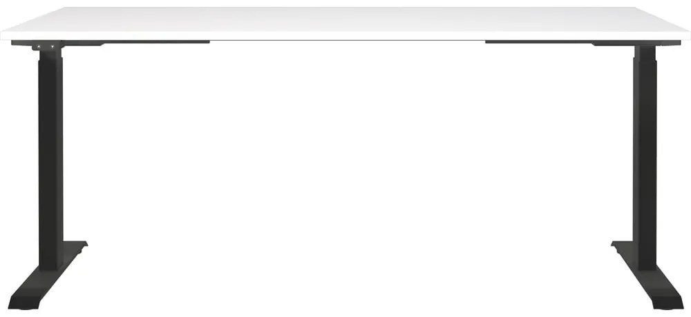 Tavolo da lavoro ad altezza regolabile elettricamente con piano bianco 80x180 cm Jet - Germania