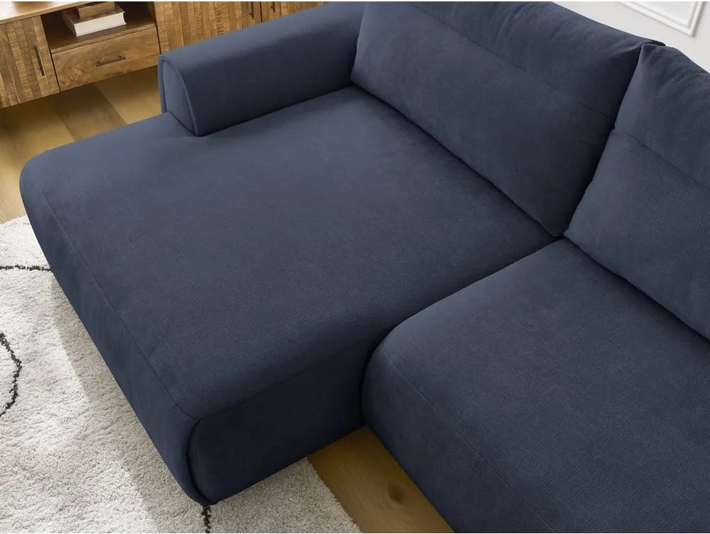 Divano angolare in blu scuro Aden – Bobochic Paris