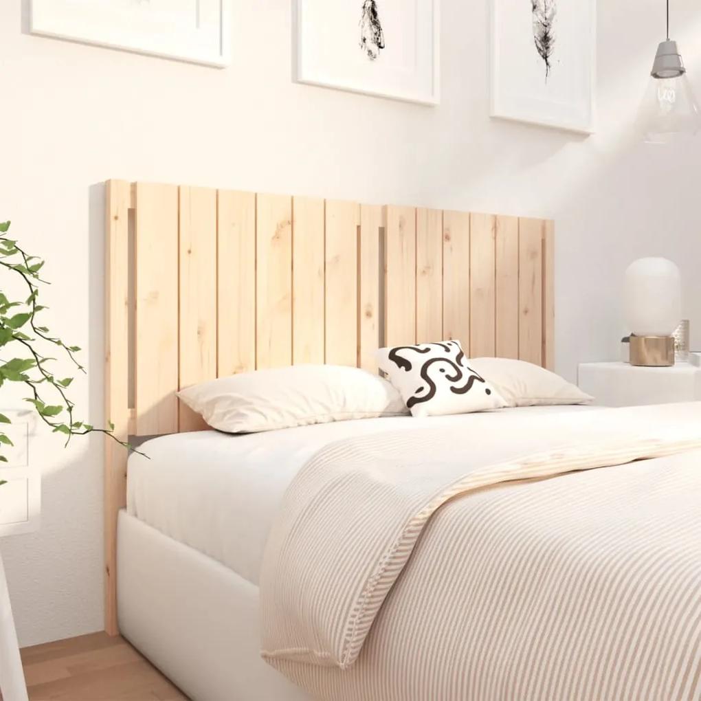 Testiera per letto 145,5x4x100 cm in legno massello di pino