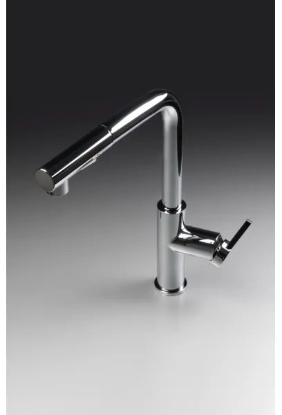 Deante BKM_073M - Rubinetto lavello con doccetta estraibile MOMI cromo lucido