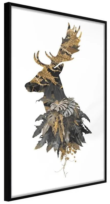 Poster  King of the Forest  Cornice Quadri Cornice nera, Larghezza x Altezza Home decor 40x60